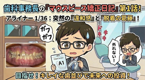 第１話　突然始まったマウスピース矯正